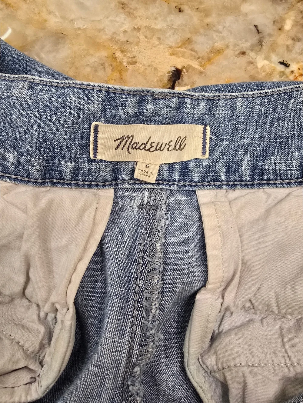 Madewell Pleated Taper Wide-Leg Jeans Nichols Wash 6 - Picture 10 of 12